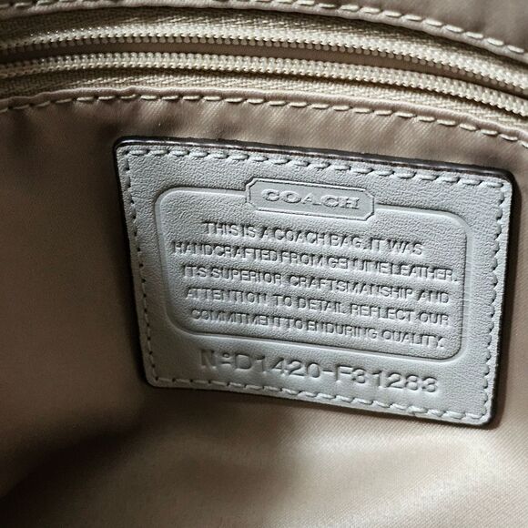 Coach Charlie Python Embossed Hobo Shoulder Bag Purse - Picture 8 of 8